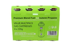 Milestone - 5 Packs Of 4 Gas Canisters - 220g -Camping Discounter 220g 4pk 2