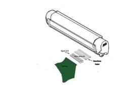 Vango Driveaway Kit For 6mm & 4mm Rails 3m Set -Camping Discounter 22a81529c81b17f506be2903731f15ca