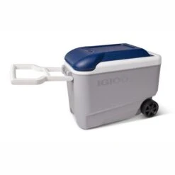 Igloo Maxcold 40 Roller Cool Box - Grey / Blue -Camping Discounter 3 00034687 h2