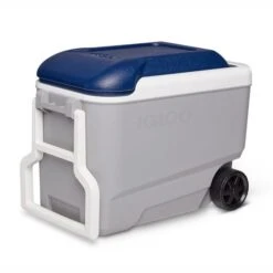 Igloo Maxcold 40 Roller Cool Box - Grey / Blue -Camping Discounter 4 00034687 h4