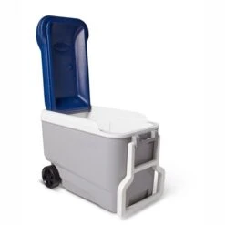 Igloo Maxcold 40 Roller Cool Box - Grey / Blue -Camping Discounter 5 00034687 o