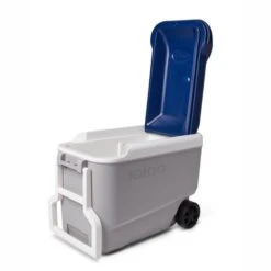Igloo Maxcold 40 Roller Cool Box - Grey / Blue -Camping Discounter 6 00034687 o1