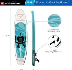 M.Y 10ft 6in Paddle Board Package With Kayak Seat -Camping Discounter 773 2921