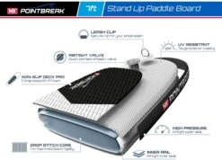 M.Y 7ft Blue Paddle Board Package -Camping Discounter 805 2276