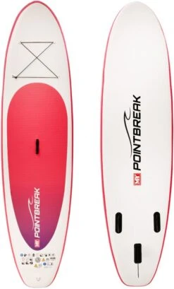 M.Y 10ft Inflatable Paddle Board Package -Pink -Camping Discounter 809 2940