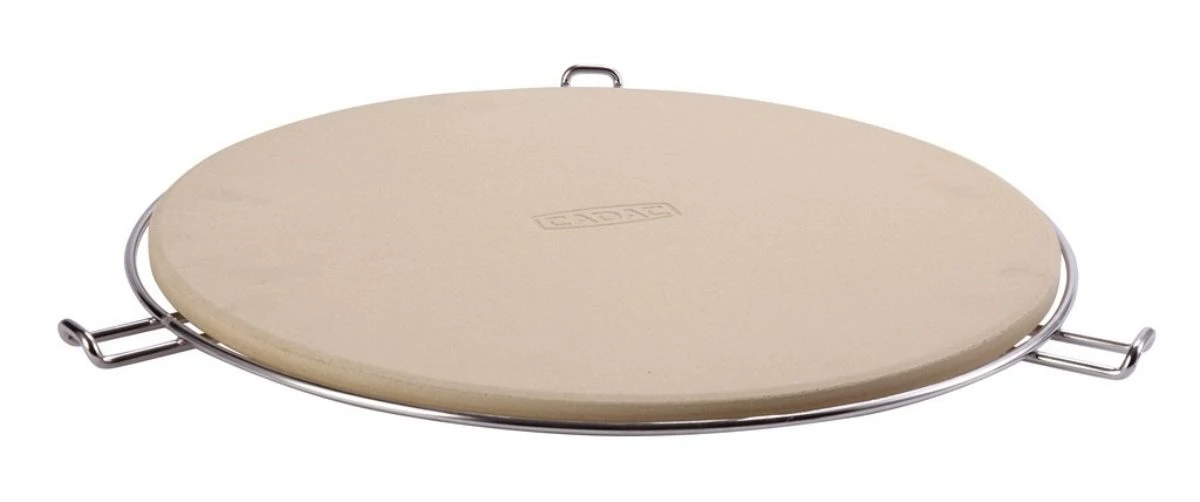 Cadac Pizza Stone Pro 36cm With Flame Deflector 1 Cadac Pizza Stone Pro 36cm With Flame Deflector