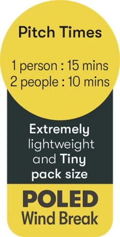 Quest Falcon 500 Windbreak -Camping Discounter A1037 9 midsize