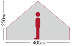 Quest Signature 4m Classic Bell Tent -Camping Discounter BELL4 6