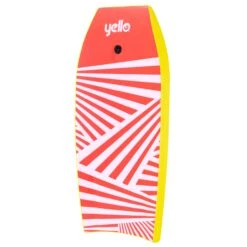 Yello 41" Slick Zig Zag Bodyboard (Yellow) -Camping Discounter BGG1606 yello 41inch slick zig zag yellow 7