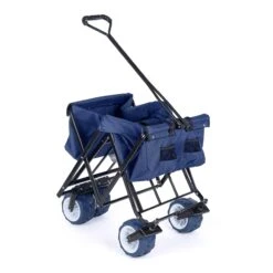 Yello Folding Beach Trolley -Camping Discounter BGG1675 yello foldable trolley blue detail 04 copy