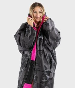 Dryrobe Advance Long Sleeve Black Camouflage Pink - RECYCLED -Camping Discounter Black Camo Pink 5 2024x2024 6355c3c2 2ff8 462e 9928 c31170600458