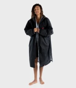 Dryrobe Advance Long Sleeve BLACK GREY - RECYCLED -Camping Discounter Black Grey 1 2024x2024 6500ecb6 11b5 48c3 b879 4ec3886debaa