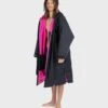 Dryrobe Advance Long Sleeve BLACK PINK - RECYCLED