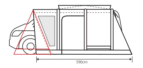 Outdoor Revolution Cayman Cacos Air SL Low Drive Away Awning 4 Outdoor Revolution Cayman Cacos Air SL Low Drive Away Awning - Image 4