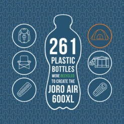 Vango Joro Air 600XL Sentinel Eco Dura Tent -Camping Discounter Joro Air 600XL Bottle Count small