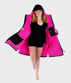 Dryrobe Advance Kids Long Sleeve BLACK PINK - RECYCLED -Camping Discounter LS Black Pink 3 2024x2024 b43bbd40 a214 49a0 8c0e 0e5aa4f963d0