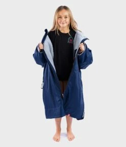 Dryrobe Advance Kids Long Sleeve NAVY GREY - RECYCLED -Camping Discounter LS Navy 4 2024x2024 c048114a 2f8c 4346 bf21 89cf7a0dadb2