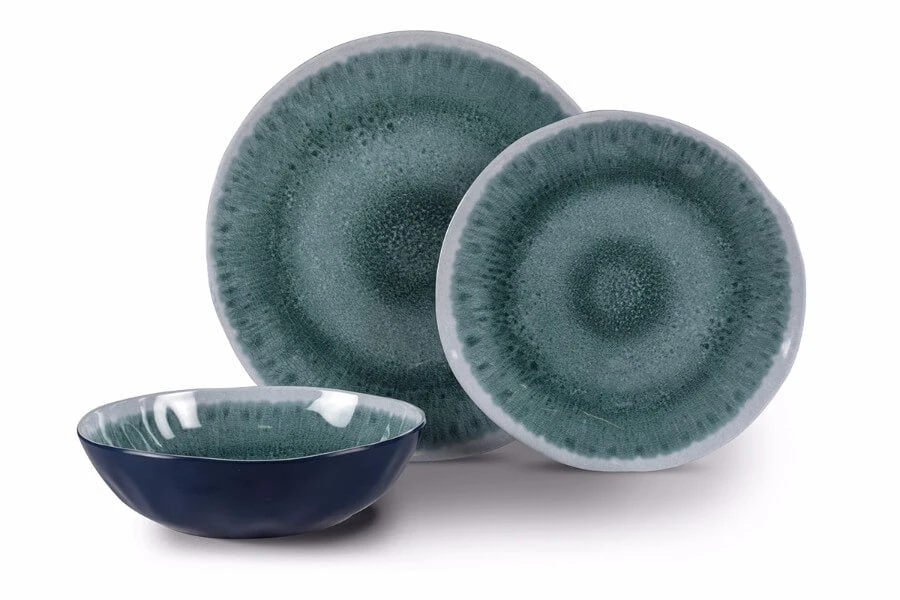 Kampa Aegean Artisan 12-Piece Melamine Set 1 Kampa Aegean Artisan 12-Piece Melamine Set