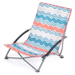 Yello Zig Zag Low Beach Chair -Camping Discounter OL0191 low beach chair zigzag