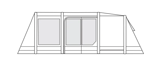 Outdoor Revolution Airedale 5.0S Air Tent 3 Outdoor Revolution Airedale 5.0S Air Tent - Image 3