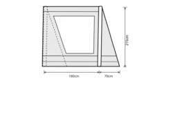 Outdoor Revolution Airedale 6S /6SE Front Porch Extension -Camping Discounter airedale 6s se front porch extension fp 1 1