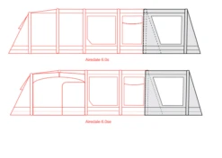 Outdoor Revolution Airedale 6S /6SE Front Porch Extension -Camping Discounter airedale 6s se front porch extension fp 3