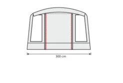 Outdoor Revolution Airedale Side Porch Awning -Camping Discounter airedale side porch floorplan 2