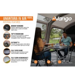 Vango Anantara IV Air 450XL Tent -Camping Discounter anantara iv air 450xl 7