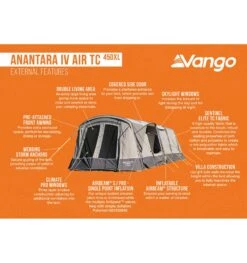 Vango Anantara Air TC 450XL Tent -Camping Discounter anantara iv air tc 450xl 3