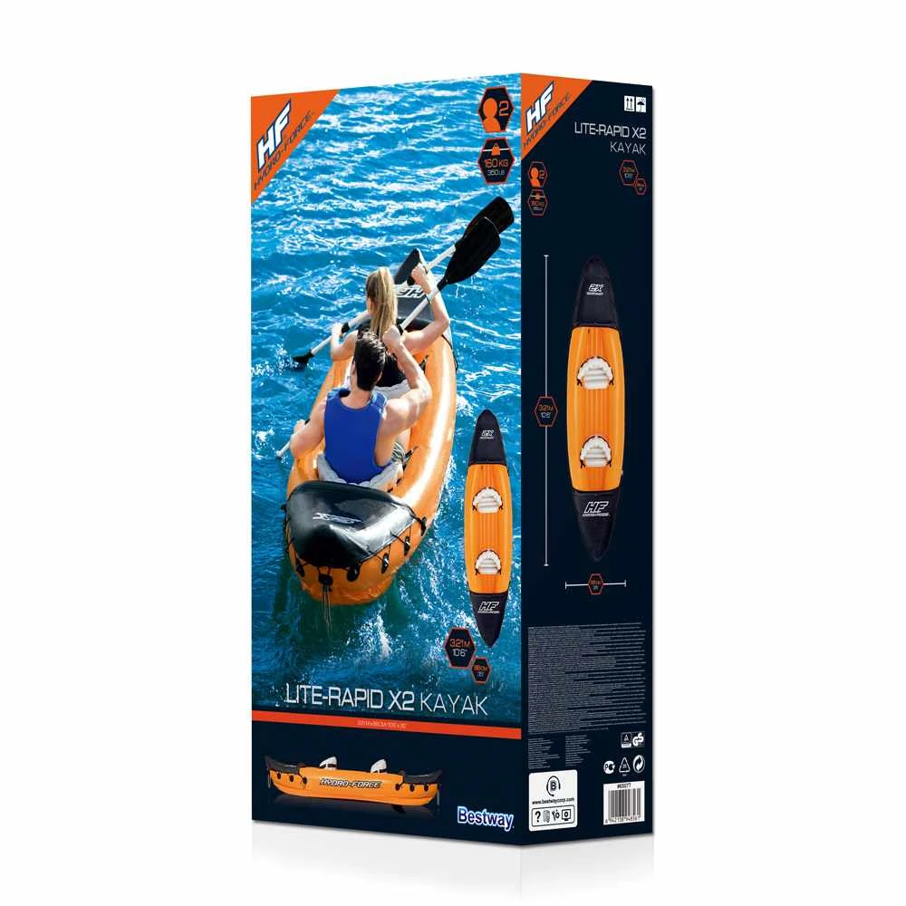 Bestway Hydro-Force Lite-Rapid X2 Kayak 5 Bestway Hydro-Force Lite-Rapid X2 Kayak - Image 5