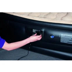 Bestway Queen Dreamair Premium Airbed -Camping Discounter bestway queen dreamair airbed with built in pump 4498920243274 large 09cb8d42 c41b 41e7 981b 18cdab490a29