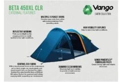 Vango Beta 450XL CLR XL Tent -Camping Discounter beta 450xl clr