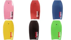 Nalu Surf 42 Inch Pro XPE Slickback Bodyboard With Leash -Camping Discounter bodyboard