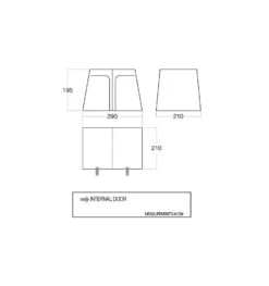 Camping Discounter 35 Vango Galli Double Inner Bedroom - BR005