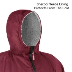 Osprey Unisex Changing Robe Maroon -Camping Discounter callout 3 6