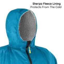 Osprey Unisex Changing Robe Teal -Camping Discounter callout 3 6 1