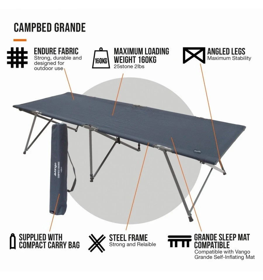 Vango Grande Camp Bed 2 Vango Grande Camp Bed - Image 2