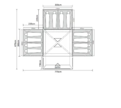 Outdoor Revolution Camp Star 1200 Air Tent Bundle -Camping Discounter campstar 1200 1 1