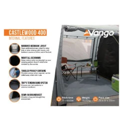 Vango Castlewood 400 Tent Package -Camping Discounter castlewood 400 package 3