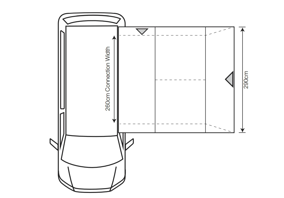 Outdoor Revolution Cayman Cona F/G Drive Away Awning With Free Footprint And Carpet 2 Outdoor Revolution Cayman Cona F/G Drive Away Awning With Free Footprint And Carpet - Image 2
