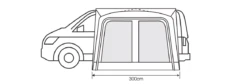Outdoor Revolution Cayman Cuba Air Low Drive Away Awning -Camping Discounter cayman cuba 3
