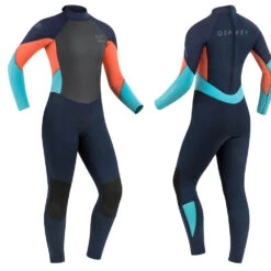 Osprey Zero 5mm Women's Full Length Wetsuit -Coral -Camping Discounter coral wetsuit side by side 2