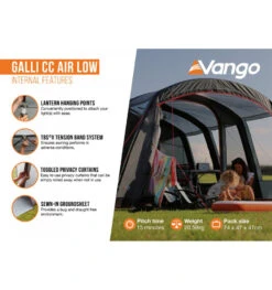 Vango Galli CC Air Low Drive Away Awning -Camping Discounter galli cc air low 3