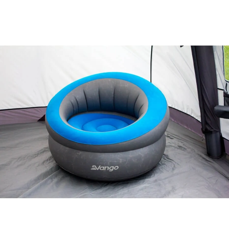 Vango Inflatable Donut Flocked Chair - Grey 2 Vango Inflatable Donut Flocked Chair - Grey - Image 2