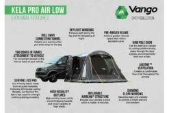 Vango Kela Pro Air Low Drive Away Awning -Camping Discounter kela pro air low 3