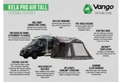 Vango Kela Pro Air Tall Drive Away Awning -Camping Discounter kela pro air tall 3
