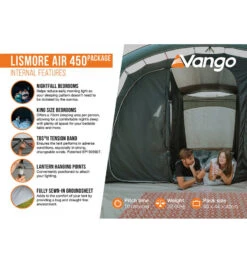 Vango Lismore Air 450 Tent Package -Camping Discounter lismore air 450 package 4