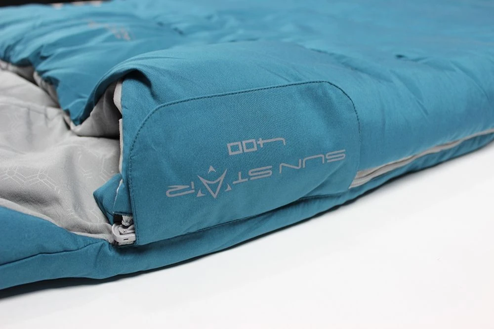 Outdoor Revolution Sun Star SIngle 400 Sleeping Bag - Blue Coral 3 Outdoor Revolution Sun Star SIngle 400 Sleeping Bag - Blue Coral - Image 3