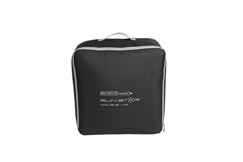 Outdoor Revolution Sun Star Double 400 Sleeping Bag - Charcoal 2 Outdoor Revolution Sun Star Double 400 Sleeping Bag - Charcoal - Image 2