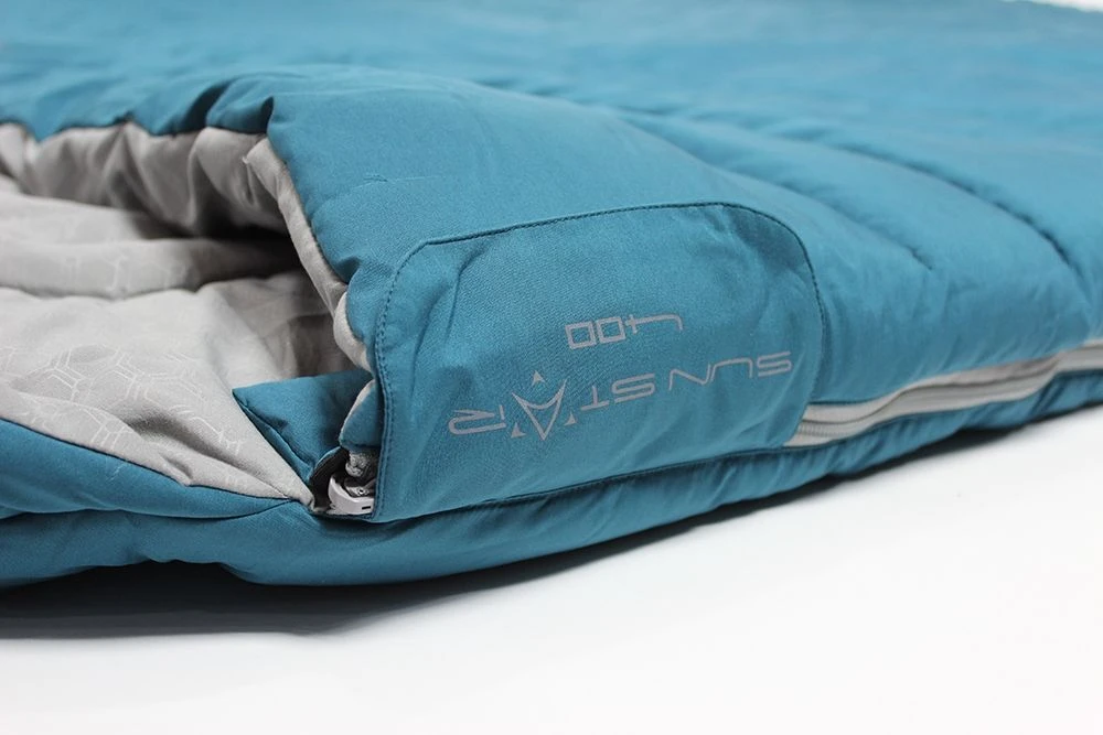 Outdoor Revolution Sun Star Double 400 Sleeping Bag - Blue Coral 3 Outdoor Revolution Sun Star Double 400 Sleeping Bag - Blue Coral - Image 3
